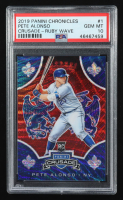Pete Alonso 2019 Panini Crusade Ruby Wave #1 #183/199 RC (PSA 10) at PristineAuction.com