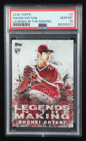 Shohei Ohtani 2018 Topps Legends in the Making Series 2 #LITM2 RC (PSA 10) at PristineAuction.com
