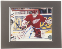 Chris Osgood Signed Red Wings 11x14 Custom Matted Photo Display (JSA) at PristineAuction.com