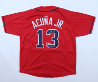 Ronald Acuna Jr. Signed Jersey Inscribed "40/70 Club" (Beckett & Acuna Jr.) at PristineAuction.com
