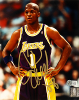 Anthony Peeler Signed Lakers 8x10 Photo (Beckett) at PristineAuction.com