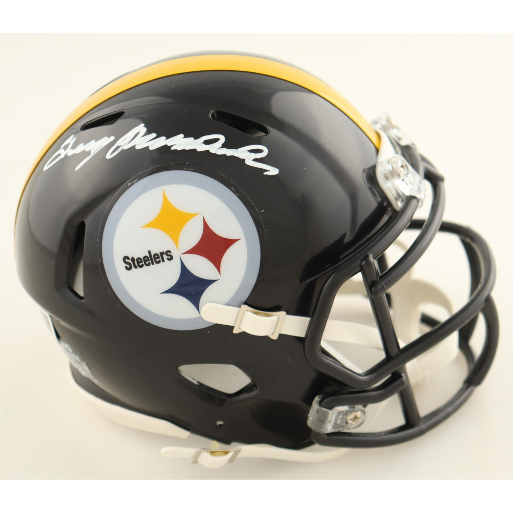 Terry Bradshaw Signed Steelers Speed Mini Helmet (Beckett) at PristineAuction.com
