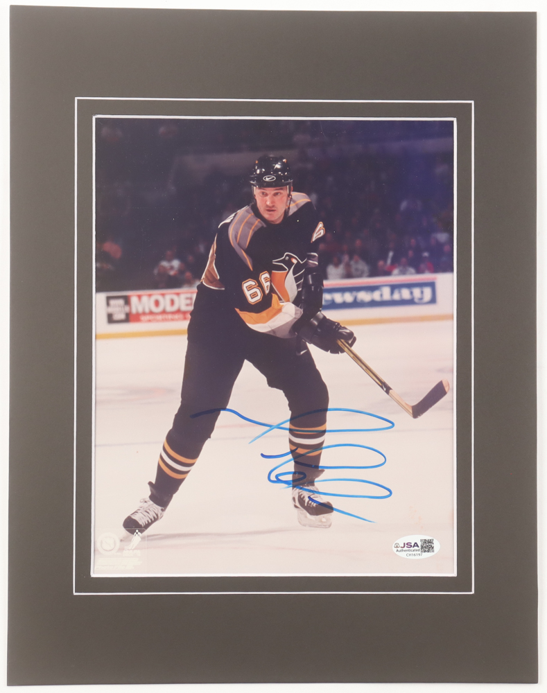Mario Lemieux Signed Penguins 11x14 Custom Matted Photo Display (JSA) at PristineAuction.com Mario Lemieux Signed Penguins 11x14 Custom Matted Photo Display (JSA) at PristineAuction.com