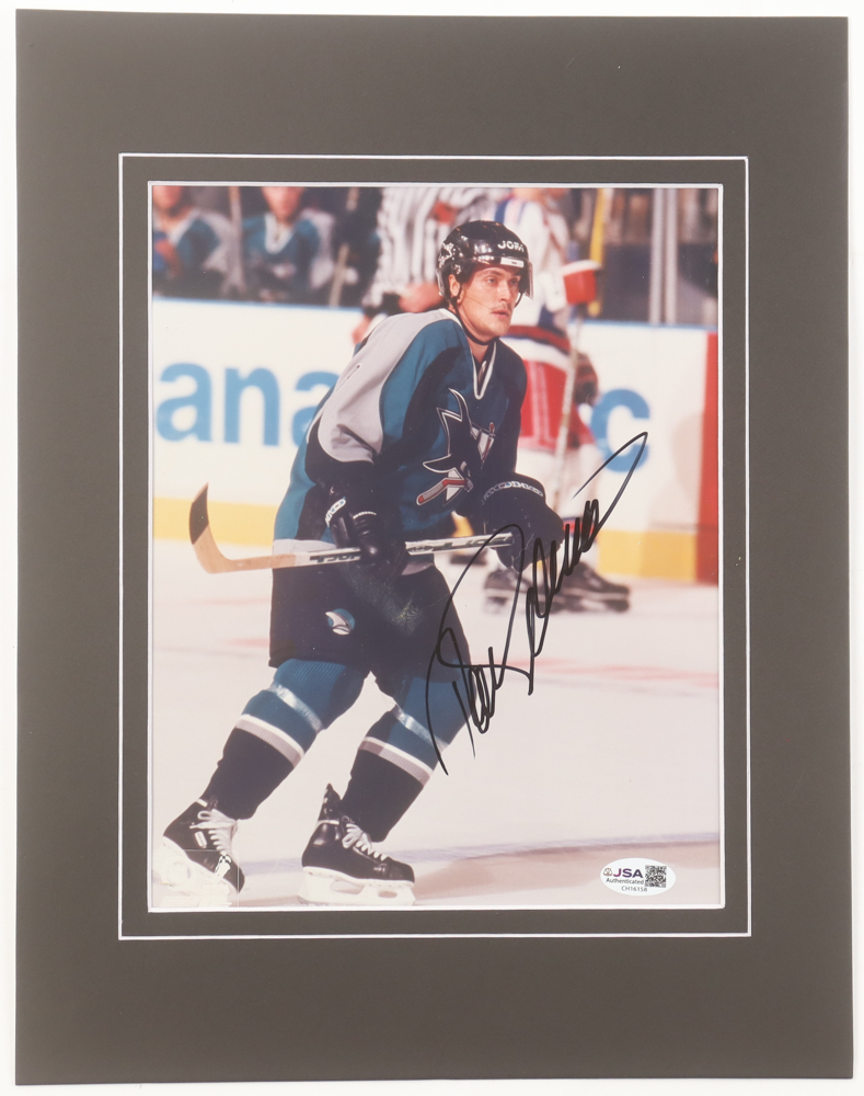 Teemu Selanne Signed Sharks 11x14 Custom Matted Photo Display (JSA) at PristineAuction.com Teemu Selanne Signed Sharks 11x14 Custom Matted Photo Display (JSA) at PristineAuction.com