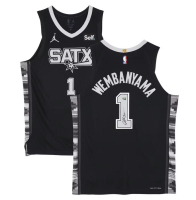 Victor Wembanyama Signed Spurs Jordan Jersey (Fanatics) at PristineAuction.com