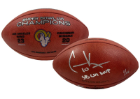 Cooper Kupp Signed LE Official NFL "The Duke" Super Bowl LVI Logo Game Ball Football Inscribed "SB LVI MVP" (Fanatics) at PristineAuction.com