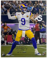 Matthew Stafford Signed Rams 16x20 Photo Inscribed "SB LVI Champs" (Fanatics) at PristineAuction.com