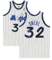 Shaquille O'Neal Signed Magic Mitchell & Ness Jersey (Fanatics) at PristineAuction.com