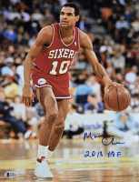 Maurice Cheeks Signed 76ers 11x14 Photo Inscribed "2018 HOF" (Beckett) at PristineAuction.com