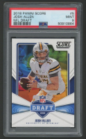 Josh Allen 2018 Panini Score NFL Draft #5 RC (PSA 9) at PristineAuction.com