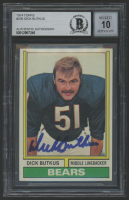 Dick Butkus Signed 1974 Topps #230 (BGS | Auto 10) at PristineAuction.com