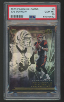 Joe Burrow 2020 Panini Illusions #5 RC (PSA 10) at PristineAuction.com