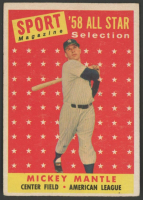 Mickey Mantle 1958 Topps #487 AS TP at PristineAuction.com