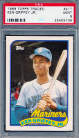 Ken Griffey Jr. 1989 Topps Traded #41T RC (PSA 9) at PristineAuction.com