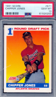 Chipper Jones 1991 Score #671 RC (PSA 10) at PristineAuction.com
