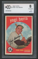 Yogi Berra 1959 Topps #180 (BCCG 8) at PristineAuction.com