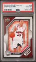 Stephen Curry 2009 Upper Deck Draft Edition #34 RC (PSA 10) at PristineAuction.com