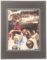 Denis Potvin Signed Islanders 11x14 Custom Matted Photo Display (JSA) at PristineAuction.com