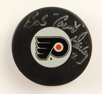 Bob "Count" Dailey Signed Flyers Logo Hockey Puck (Beckett) at PristineAuction.com