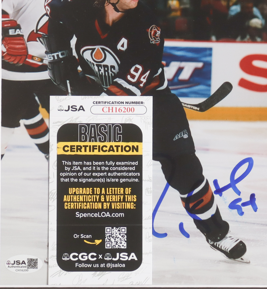 Ryan Smyth Signed Oilers 11x14 Custom Matted Photo Display (JSA) at PristineAuction.com Ryan Smyth Signed Oilers 11x14 Custom Matted Photo Display (JSA) at PristineAuction.com