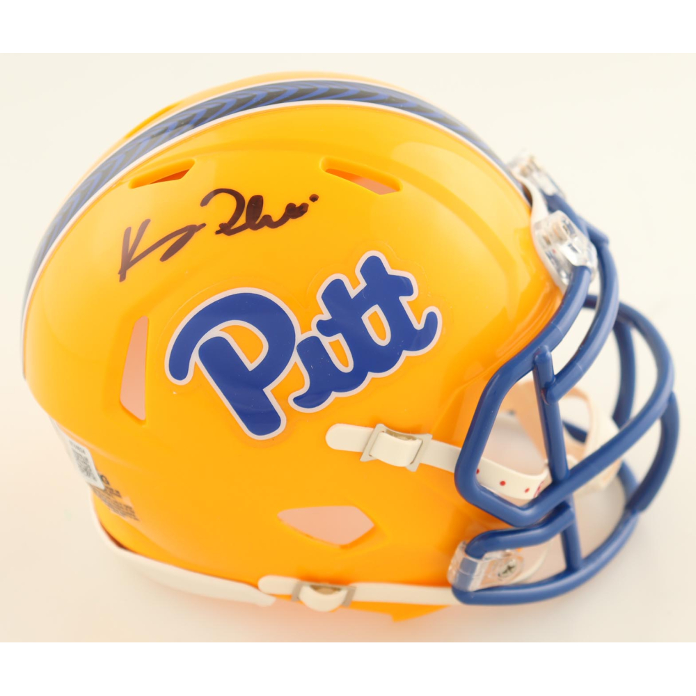 Kenny Pickett Signed Pittsburgh Panthers Speed Mini Helmet (Beckett) at PristineAuction.com