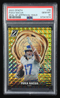 Puka Nacua 2023 Zenith Zeal of Approval Gold #30 #06/10 RC (PSA 10) at PristineAuction.com