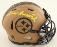 Terry Bradshaw Signed Steelers Salute To Service Alternate Speed Helmet (Beckett) at PristineAuction.com