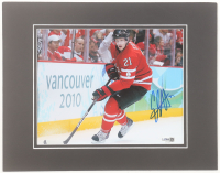 Eric Staal Signed Team Canada 11x14 Custom Matted Photo Display (JSA) at PristineAuction.com