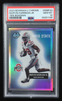 Marvin Harrison Jr. 2023 Bowman Chrome University '55 Bowman #55BF23 RC (PSA 10) at PristineAuction.com