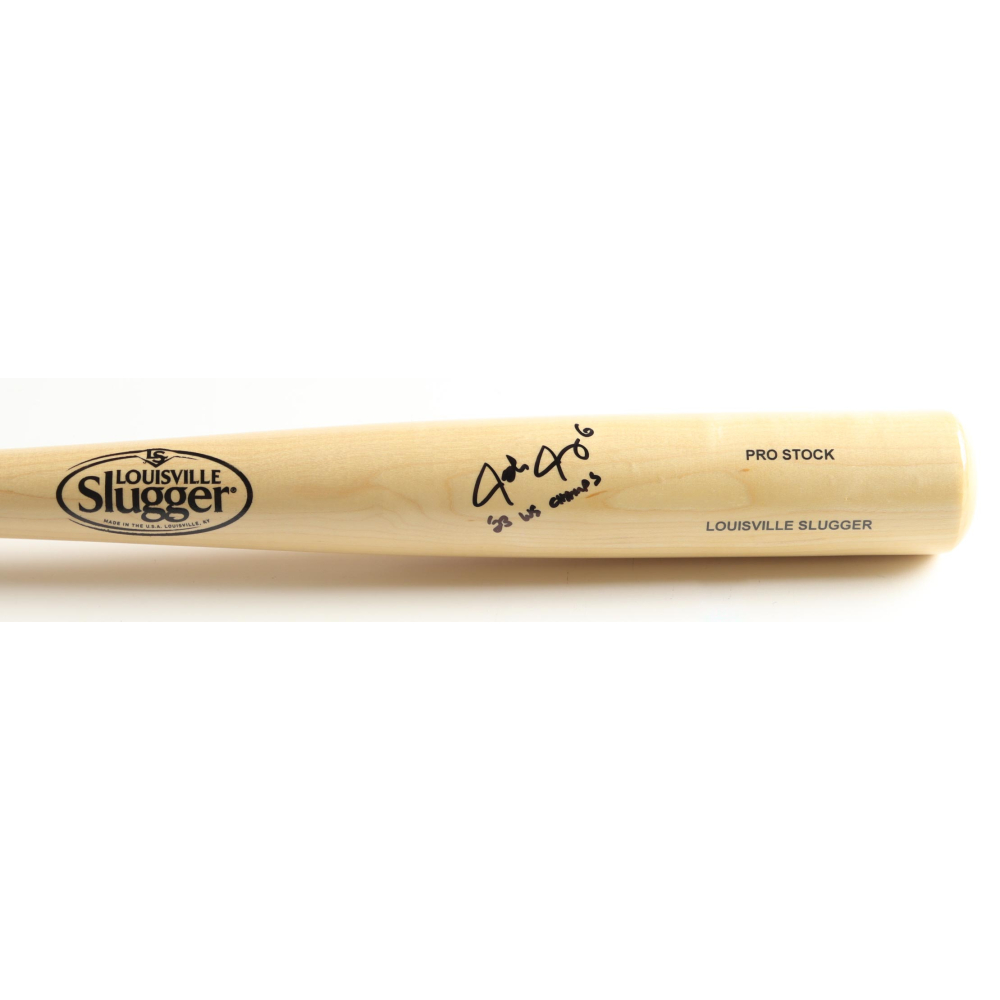 Josh Jung Signed Louisville Slugger Pro Stock Baseball Bat Inscribed "'23 WS Champs" (Beckett) at PristineAuction.com