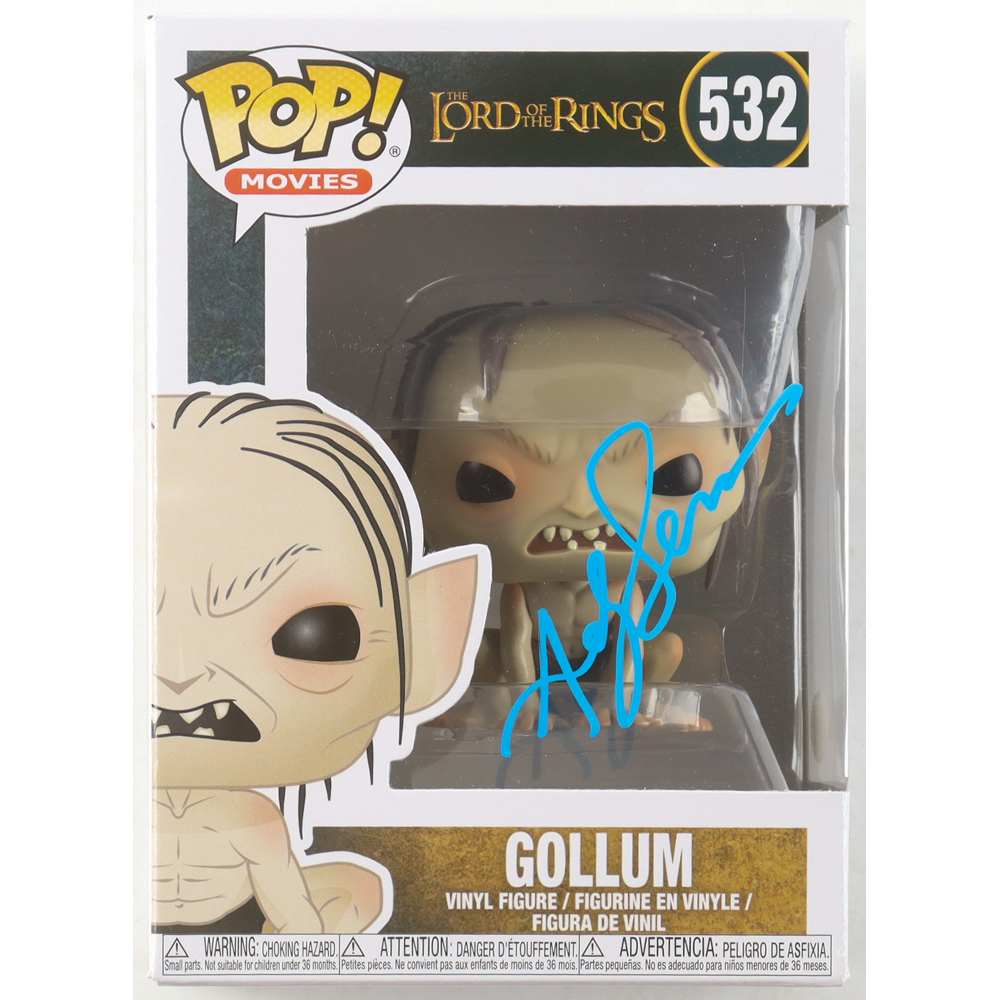 Andy Serkis Signed "The Lord of the Rings" #532 Gollum Funko Pop! Vinyl Figure (JSA) at PristineAuction.com