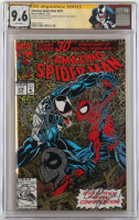 Randy Emberlin, Mark Bagley & Sam De La Rosa Signed 1993 "The Amazing Spider-Man" #375 Gold Foil Cover Marvel Comic Book (CGC 9.6) at PristineAuction.com