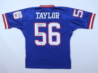 Lawrence Taylor Signed Giants Mitchell & Ness Authentic Jersey Inscribed "HOF 99" With Super Bowl XXV Patch (Fanatics) at PristineAuction.com