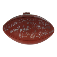 Wide Receiver Legends "The Duke" NFL Official Game Football Signed by (12) with Michael Irvin, Randy Moss, Fred Biletnikoff, Tim Brown (Fanatics) at PristineAuction.com