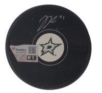 Jason Robertson Signed Stars Logo Hockey Puck (Fanatics) at PristineAuction.com