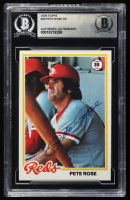 Pete Rose Signed 1978 Topps #20 DP (BGS) at PristineAuction.com