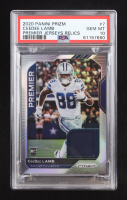CeeDee Lamb 2020 Panini Prizm Premier Jerseys #7 RC (PSA 10) at PristineAuction.com