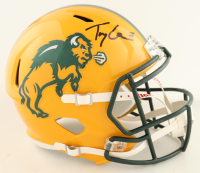 Trey Lance Signed North Dakota State Bison Full-Size Speed Helmet (Beckett) at PristineAuction.com