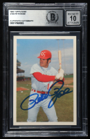 Pete Rose Signed 1985 Topps Rose #108 /Reds Batting Left; Looking Serious (BGS | Autograph Grade 10) at PristineAuction.com