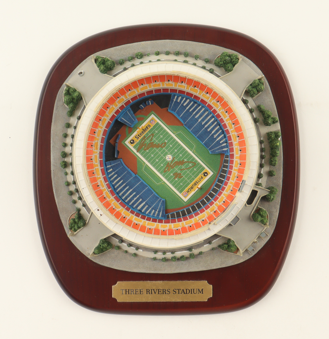 Franco Harris Signed LE Danbury Mint Steelers Three Rivers Stadium Replica Model (JSA) at PristineAuction.com Franco Harris Signed LE Danbury Mint Steelers Three Rivers Stadium Replica Model (JSA) at PristineAuction.com