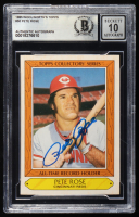 Pete Rose Signed 1985 Woolworth's Topps #30 (BGS | Autograph Graded 10) at PristineAuction.com