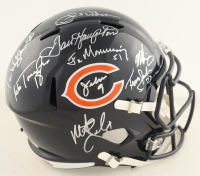 Bears Full-Size Speed Helmet Team-Signed By (10) With Dan Hampton, Mike Singletary, Jim McMahon, Matt Suhey (JSA) at PristineAuction.com