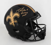 Drew Brees Signed Saints Full-Size Eclipse Alternate Speed Helmet Inscribed "SB XLIV MVP" (Beckett) at PristineAuction.com