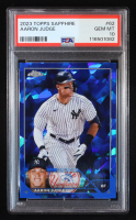 Aaron Judge 2023 Topps Chrome Sapphire #62 (PSA 10) at PristineAuction.com