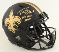 Drew Brees Signed Saints Full-Size Eclipse Alternate Speed Helmet Inscribed "SB XLIV MVP" (Beckett) at PristineAuction.com