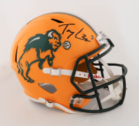 Trey Lance Signed North Dakota State Bison Full Size Speed Helmet (Beckett) at PristineAuction.com