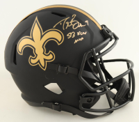 Drew Brees Signed Saints Full-Size Eclipse Alternate Speed Helmet Inscribed "SB XLIV MVP" (Beckett) at PristineAuction.com
