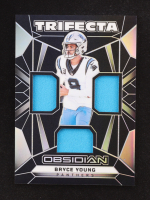 Bryce Young 2024 Panini Obsidian Trifecta Swatches #28 at PristineAuction.com