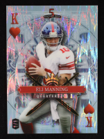 Eli Manning 2024 Wild Card 5 Card Draw Stacked Deck King Of Hearts Platinum Shock #SDPH-EMN #1/1 at PristineAuction.com