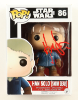 Harrison Ford Signed "Star Wars" #86 Han Solo (Snow Gear) Funko Pop! Vinyl Figure (PSA) at PristineAuction.com